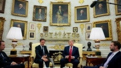 US President Donald Trump meets NATO Secretary General Mark Rutte in the Oval Office at the White House on June 24, 2026.