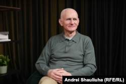 Алесь Бяляцкі ў час размовы