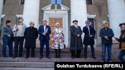 Члены националистического движения «Кырк Чоро» (архивное фото).
