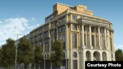 Идејно решение за изгледот на фасадата на зградата на Пелагонија.