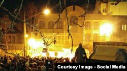 Protestuesit para ambasadës saudite në Teheran, Iran 