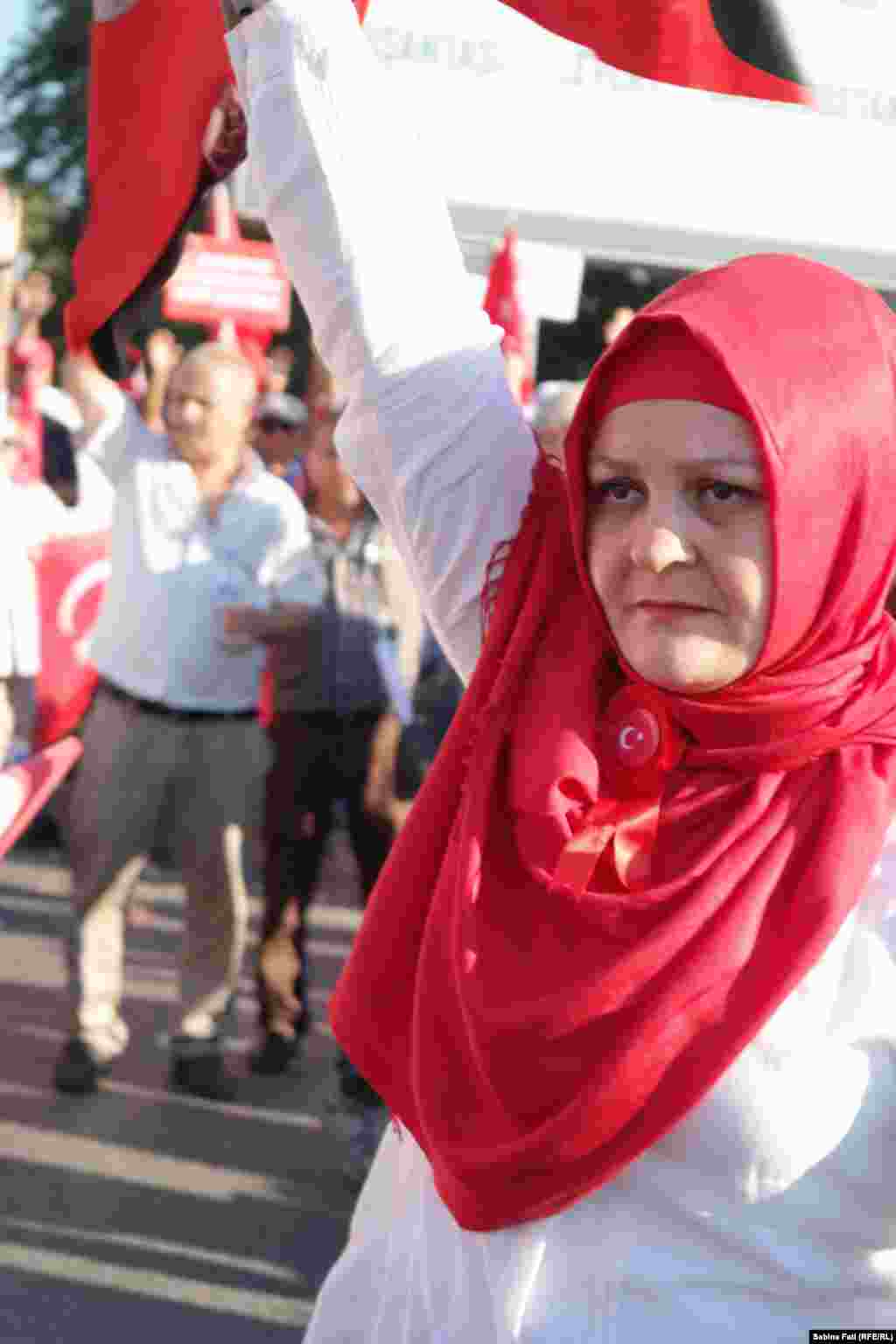 Istanbul, 24 iulie 2016: la miting