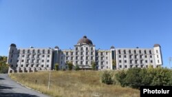 Armenia - An abandoned hotel complex in the resort town of Tsaghkadzor nationalized by the Armenian government in 2019.