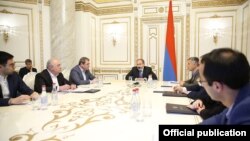 Фотография предоставлена администрацией премьер-министра Армении