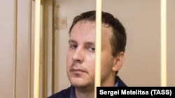 Sergei Yefremov, one of the six prison guards arrested in Yaroslavl on abuse charges.