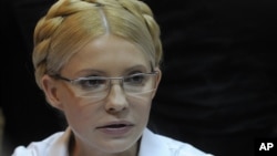 Former Ukrainian Prime Minister Yulia Tymoshenko in court last year