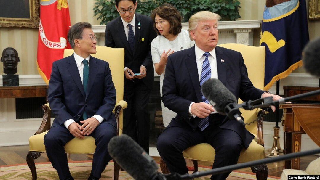 Donald Trump i Moon Jae-in u Bijeloj kući