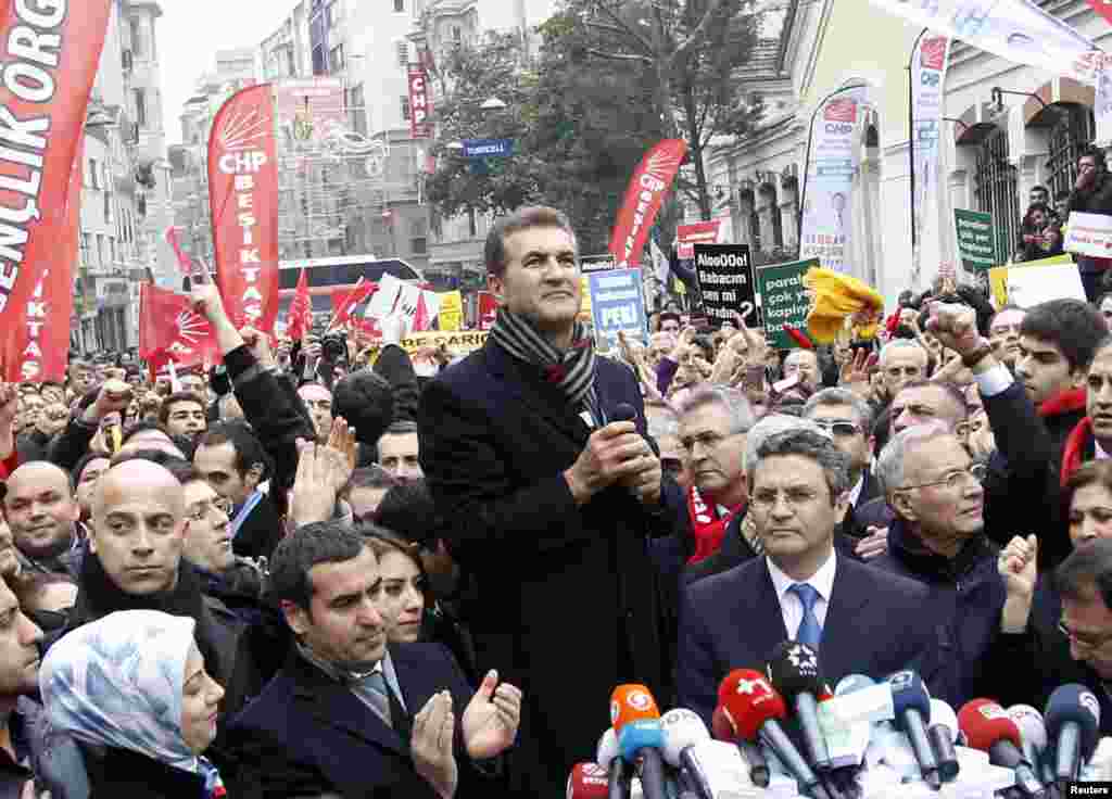 Изборен митинг на опозицијата во Истанбул, 26.03.2014.