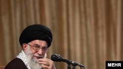 آیت الله علی خامنه ای، رهبر جمهوری اسلامی.