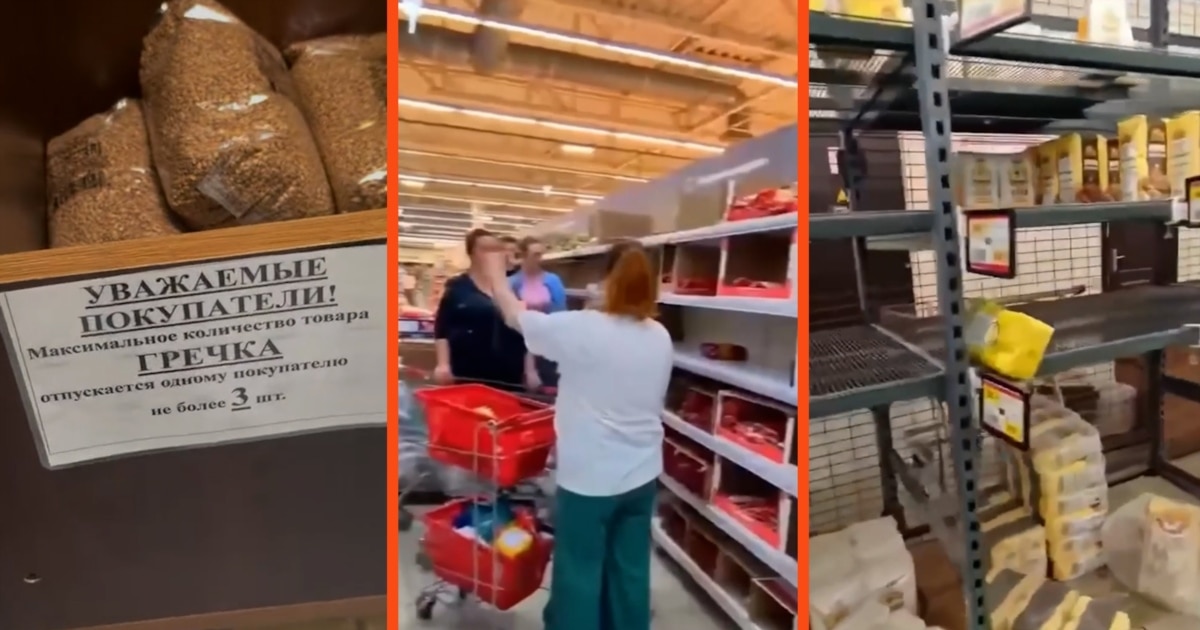 Panic Buying In Russian-Occupied Crimea Amid Transportation Crisis, Fuel Shortages
