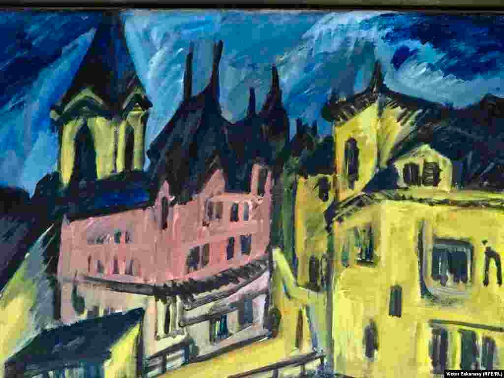 Ernst Ludwig Kirchner, Chemnitz, detaliu