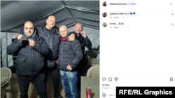 Fotografija iz kampa u Pionirskom parku (Instagram objava, 8. oktobar 2025.)