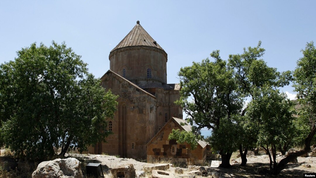 The Armenian church was built in the 10th century