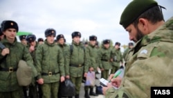 Военные в Чечне, иллюстративное фото