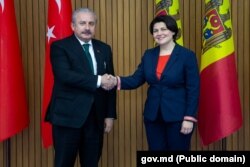 Prim-ministra Natalia Gavrilița s-a întâlnit cu Președintele Marii Adunări Naționale a Turciei, Mustafa Șentop. 15 septembrie 2022