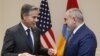 U.S. - U.S. Secretary of State Antony Blinken and Armenia's Prime Minister Nikol Pashinian meet on the sidelines of a UN General Assembly session, New York, September 22, 2022.