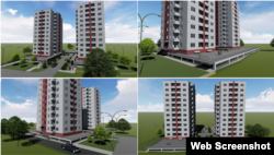 ბათუმში, შსს-ს თანამშრომლებისთვის მშენებარე კორპუსი რენდერის მიხედვით