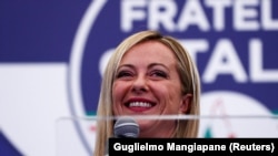 Italijanska liderica krajnje desnice Giorgia Meloni, Rim, 26. septembra 2022.