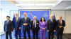 Liderët e Ballkanit Perëndimor gjatë takimit me shefin e diplomacisë së BE-së, Josep Borrell, në Nju Jork të SHBA-së. 