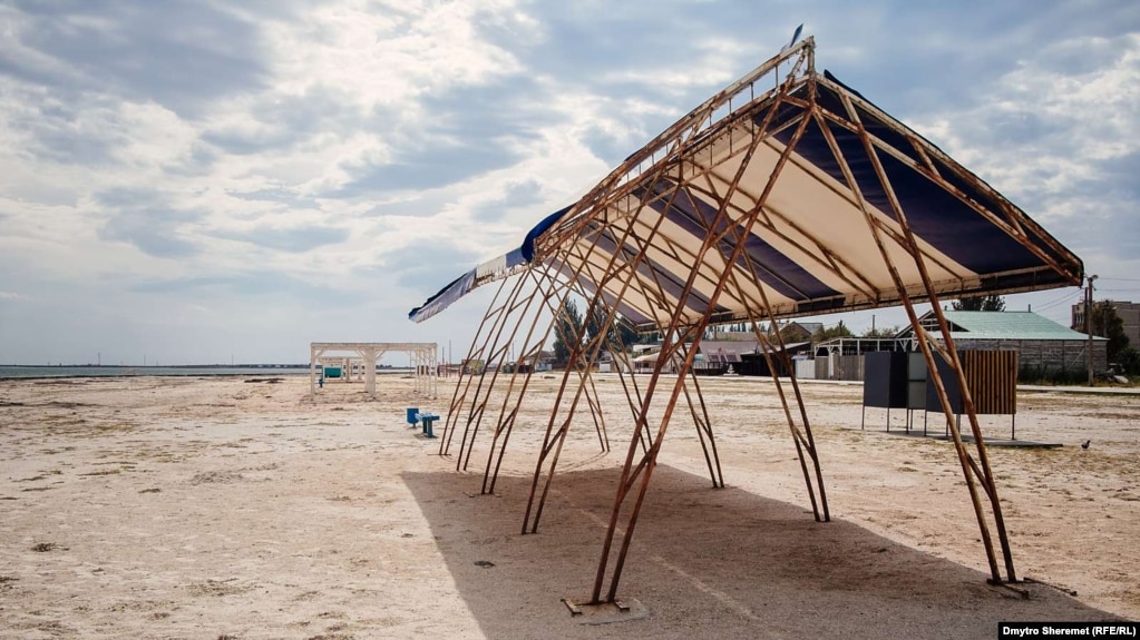 Безлюдні пляжі Генічеська під час російської окупації, 2022 рік