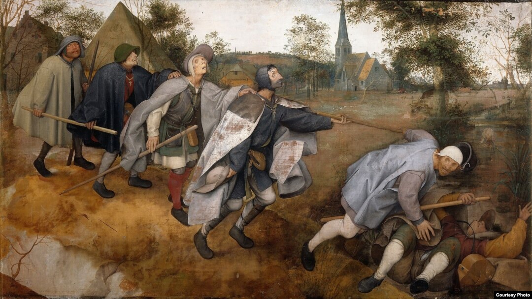 Питер Брегель. "Притча о слепых" (1568). Музей Каподимонте. Неаполь