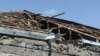 Armenia -- A House in Akner Villagy Damaged by Azeri Shelling. 14Sept.,2022