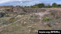 Раскопки античного города Мирмекий в аннексированном Крыму, 2022 год