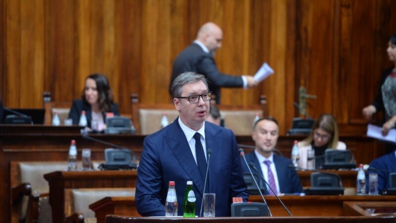 Vučić u Skupštini o Kosovu: Bio sam za razgraničenje, ali prilike su se promenile 