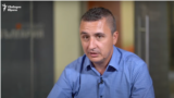 Александър Николов в студиото на Свободна Европа