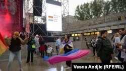 Europride pe stadionul Tašmajdan din Belgrad