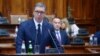 Serbian President Aleksandar Vucic said Serbia would face consequences if it recognized Kosovo and he regretted accepting EU facilitation of efforts to resolve Kosovo's final status, a process that has been continuing intermittently for a decade.