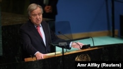 Antonio Guterres na otvaranju Generalne skupštine UN-a