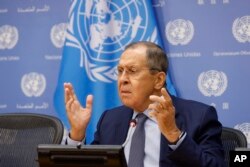 Ministrul rus de externe Serghei Lavrov.