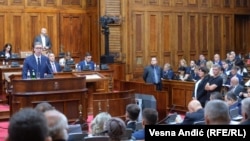 Vučić je 25. januara najavio da će doći na sednicu Skupštine o Kosovu, koja bi trebalo da bude održana u narednim danima (arhivska fotografija)