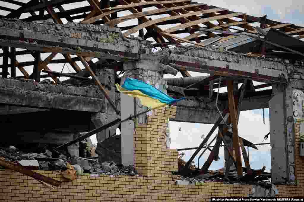 Bár Kupjanszkot visszafoglalták az ukránok, a lakosság nagy része már elmenekült, az épületek többsége lakhatatlanná vált