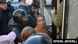 Акции протеста против мобилизации в Петербурге