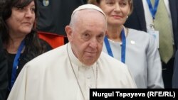 Pope Francis made the comments during a press conference on his flight back to Rome from Kazakhstan, where he'd been attending an interfaith peace conference. 