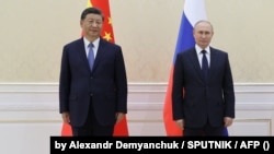 Chinese President Xi Jinping met with Russian President Vladimir Putin at a regional security gathering in Uzbekistan on September 15. 