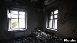 Armenia - A guesthouse in Jermuk damaged by Azerbaijani shelling, September 15, 2022. 