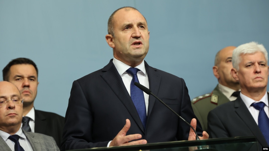 Bulgarian President Rumen Radev (file photo)