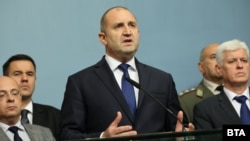 Bulgarian President Rumen Radev (file photo)