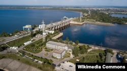 Кахоўская ГЭС да падрыву