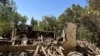 Разрушенный после пожара дом в селе Ак-Сай Баткенского района, 20 сентября 2022 г.
