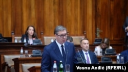 Претседателот на Србија Александар Вучиќ 
