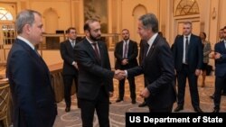 ԱՄՆ, Հայաստանի և Ադրբեջանի արտաքին քաղաքական գերատեսչությունների ղեկավարների հանդիպումը Նյու Յորքում, 19-ը սեպտեմբերի, 2022թ.