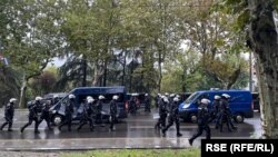 Pripadnici policije obezbeđuju održavanje Evroprajda 2022. u Beogradu, 17. septembar 2022.