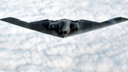 A B-2 Spirit stealth bomber flies after taking off from the Whiteman Air Force Base in Missouri. (file photo) 