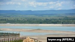 Вид на Тайганське водосховище