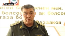 Kyrgyz National Security Committee head Kamchybek Tashiev (file photo)