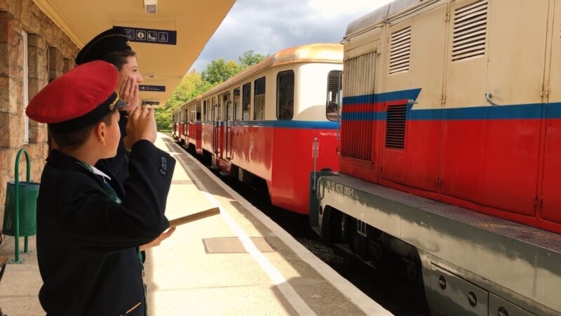 Young And Old Take A Ride On Hungary's Communist-Era Railway